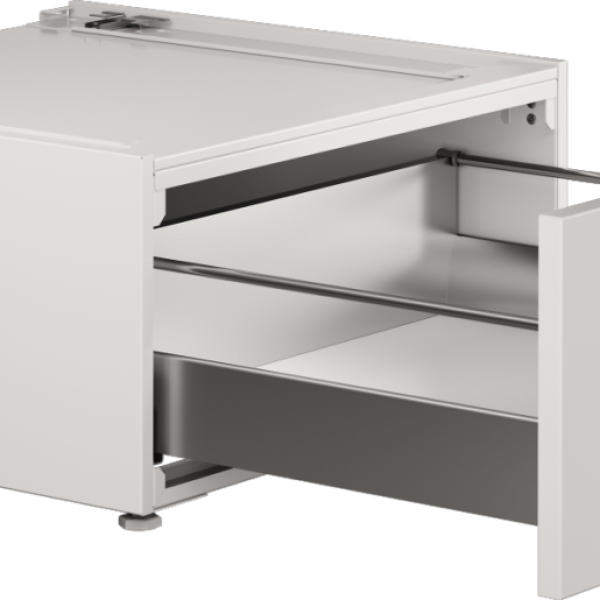 PED DRAW W.SHELF HP320W ASK